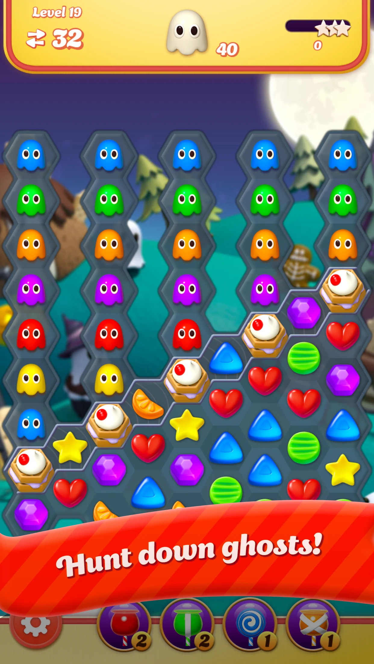 Sugar Witch: Hexa Blast screenshot